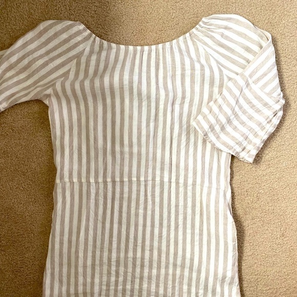 Free People Bell Sleeve Striped  Tunic - Picture 3 of 5